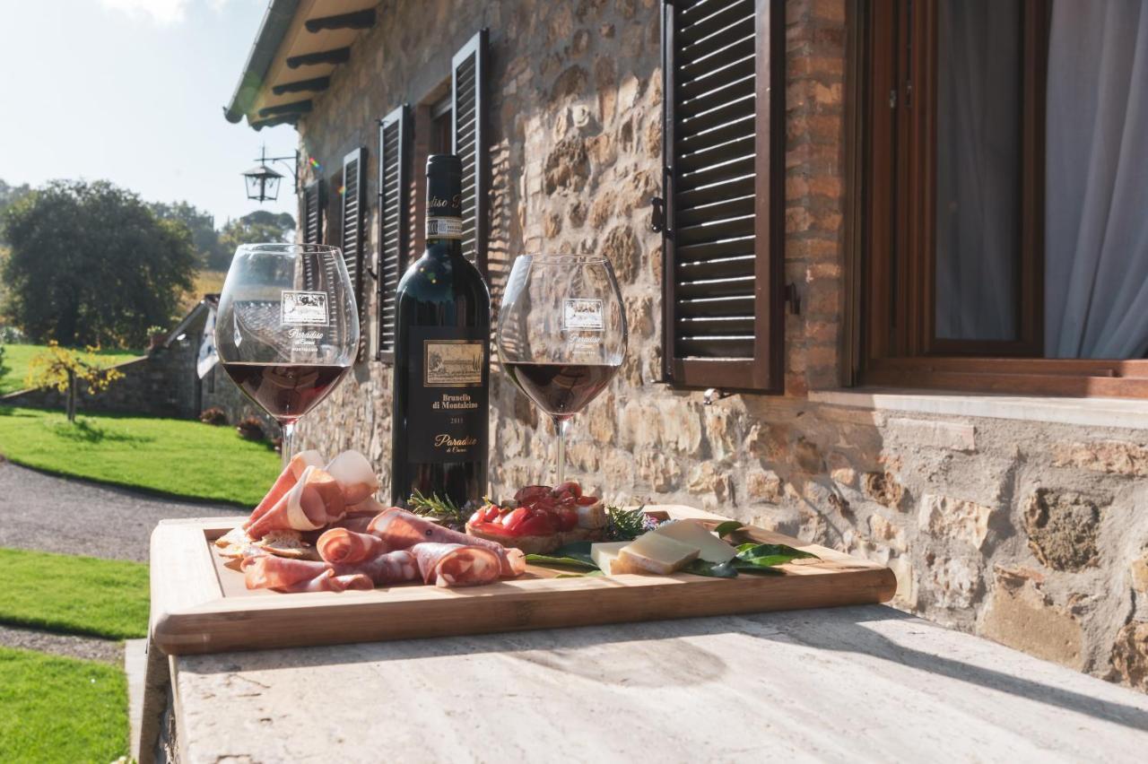 Wine Estate Rooms Paradiso Di Cacuci Монталчино Екстериор снимка